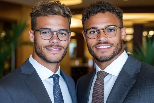 A financial advisor discussing deleveraging options with a client over a financial report showing reduced debt