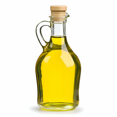 Glass Bottle of Olive Oil with Cork Top, cooking oil, healthy fat, mediterranean, italian, spanish