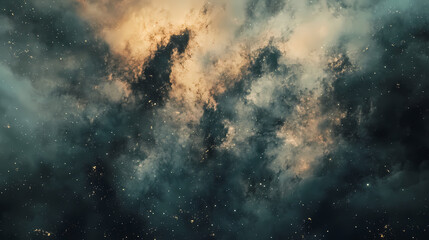 Dreamy planetary zero gravity celestial nebulae milkyway galaxy dreamscape. Dreamscape. Illustration