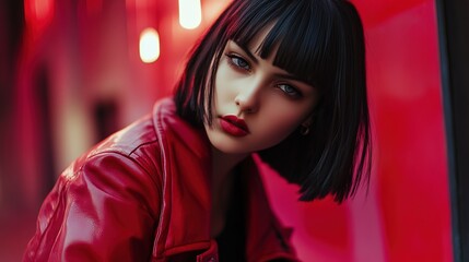 Naklejka premium portrait of a woman