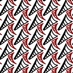 Obraz premium seamless background with red and black color