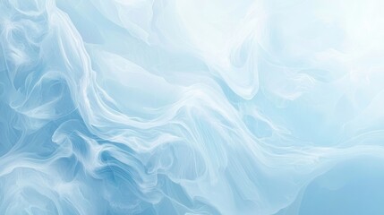 Fototapeta premium Abstract Light Blue and White Swirling Texture