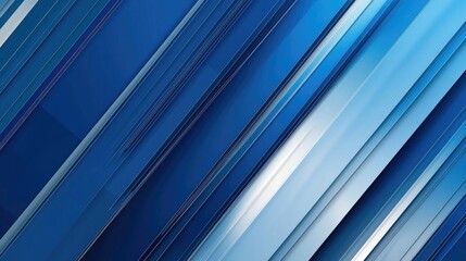 Obraz premium Abstract Diagonal Pattern of Blue and White Stripes