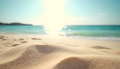 Fototapeta premium Holiday beach and sea background