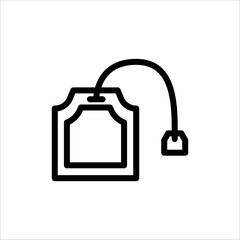 Obraz premium Tea bag icon vector design