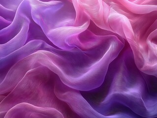 Obraz premium Abstract Purple and Pink Fabric with Wrinkles
