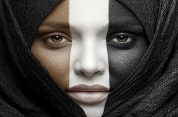 Fototapeta premium Combatting prejudice: addressing ethnic bias, fostering intercultural relationships, enhancing inclusion, eradicating discrimination, cultivating harmonious communities , mutual understanding.