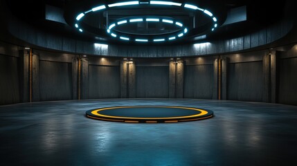 Modern Virtual AI Dashboard in Minimalistic Office