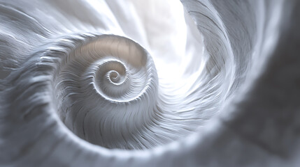 Obraz premium Explore the intricate beauty of nature's spiral patterns