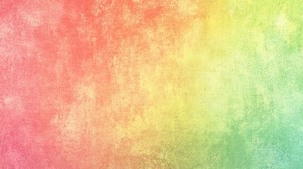 Fototapeta premium 27.A vibrant, multicolored gradient background blending an array of bright, lively colors including lime green, lemon yellow, coral, and peach. The transition from soft pastel hues to intense neon