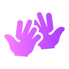 glove Gradient icon