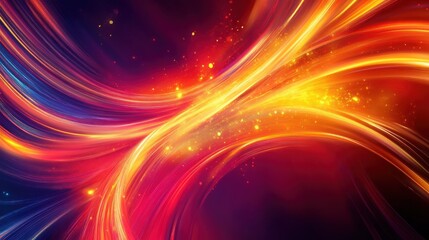 Obraz premium Abstract Light Trails