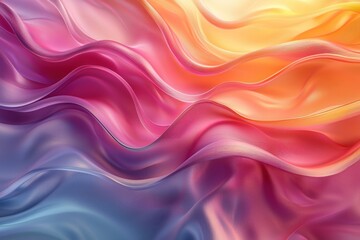 Fototapeta premium Abstract Gradient Wavy Surface with Texture