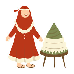 Indonesian Independence Day Competition. Vector Illustration with Cartoon Design Style.