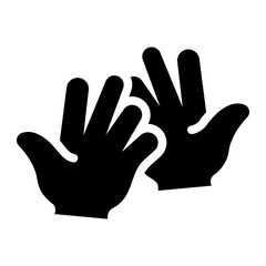 glove Solid icon