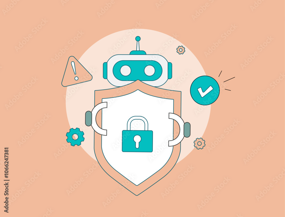 Poster ai fraud detection - real-time monitoring, analyzing transactions and identifying suspicious activit