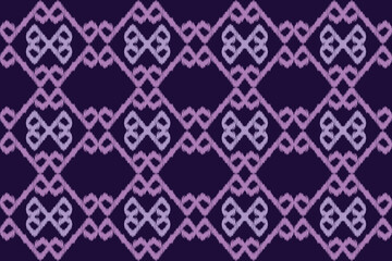 Seamless ethnic ikat pattern for fabric printing
