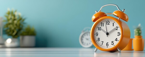 Refinance loan tenure, clock and calendar with house, 3D illustration