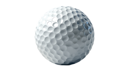 a close up of a golf ball