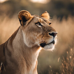 Lioness Photograph Closeup