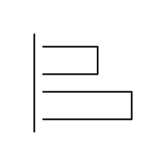 Outline Icon Align tool, Design Tools