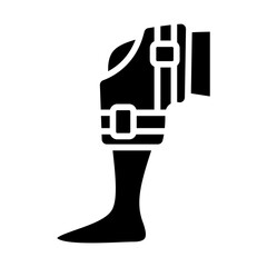 Leg Therapy Solid Icon