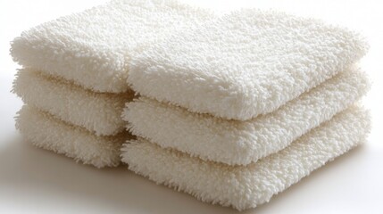 Soft Fluffy White Terry Towels Bath Spa Cleanliness