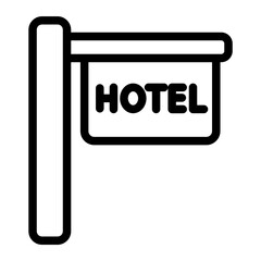 Sign Hotel icon