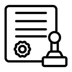 Stamp Document icon