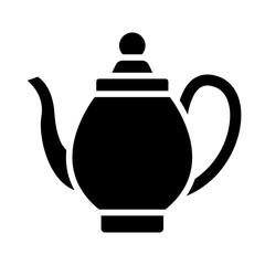 Obraz premium Teapot Solid Icon