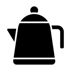 Fototapeta premium Teapot Solid Icon
