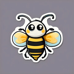 Obraz premium cartoon bee