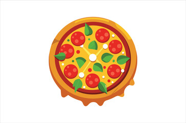 pizza vector,  icon vector illustration,  pizza silhouette of a pizza isolated on a white background, eps, png, svg,  vector