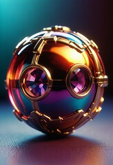 Kinetic burst in rich and luxurious jewel tones.
