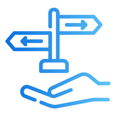 decision making Gradient icon