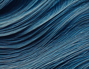 Obraz premium Visual Jean surface with abstract waves and flowing lines.