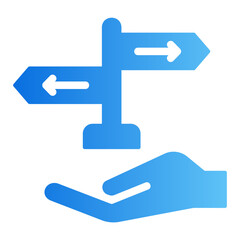 decision making Gradient icon