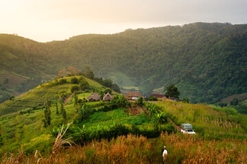 A small community in Khun Pae Village, Chom Thong District, Chiang Mai Province.