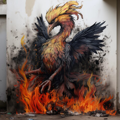 Fototapeta premium Bird artwork, portraits and 3D