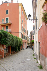 Fototapeta premium Italien - Lerici - Rundgang um den Hafen