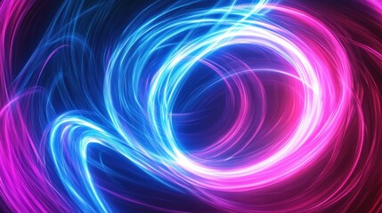 Obraz premium Abstract Swirling Light Design