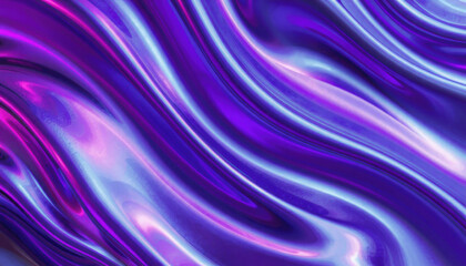Obraz premium vibrant purple and blue abstract texture with flowing waves, creating dynamic and visually striking appearance. Perfect for backgrounds or design elements
