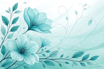 Abstract Floral Gradient Background Collection