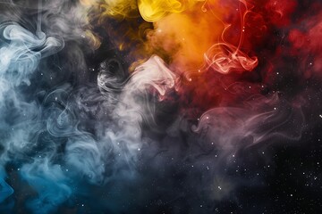 Abstract colorful space background