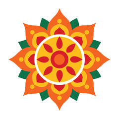 Mandala indian art Vector Illustration