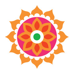 Mandala indian art Vector Illustration