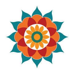 Mandala art graphic recourses Vector Illustration