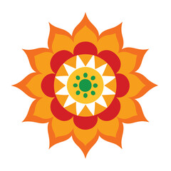 Mandala art graphic recourses Vector Illustration