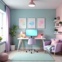 Computer game interior