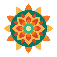 Mandala art graphic recourses Vector Illustration